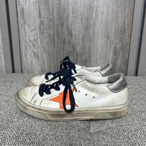 Golden Goose Kids Sneakers Size 31 Orange Star